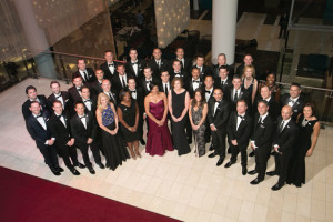 Danny Townsend with the Forty Most Influential Sports Executives under 40 at the Sports Business US Awards in 2015.